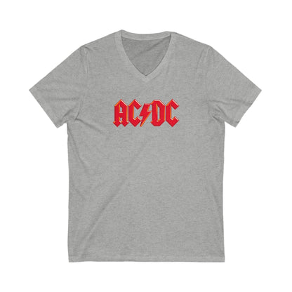 AC-DC Adult V-Neck T-Shirt