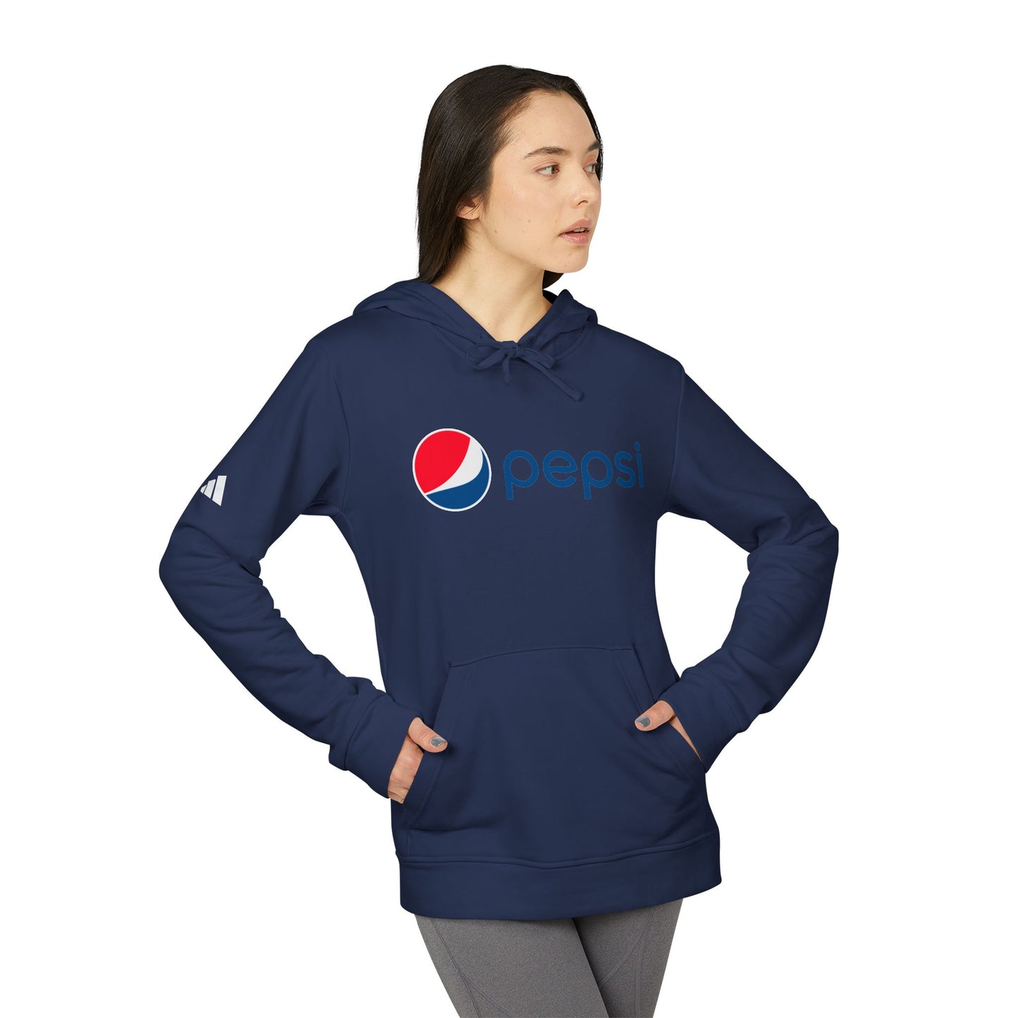 Pepsi Logo Adidas Adult Hoodie