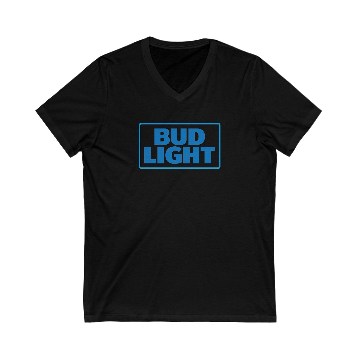 BUD LIGHT Adult V-Neck T-Shirt