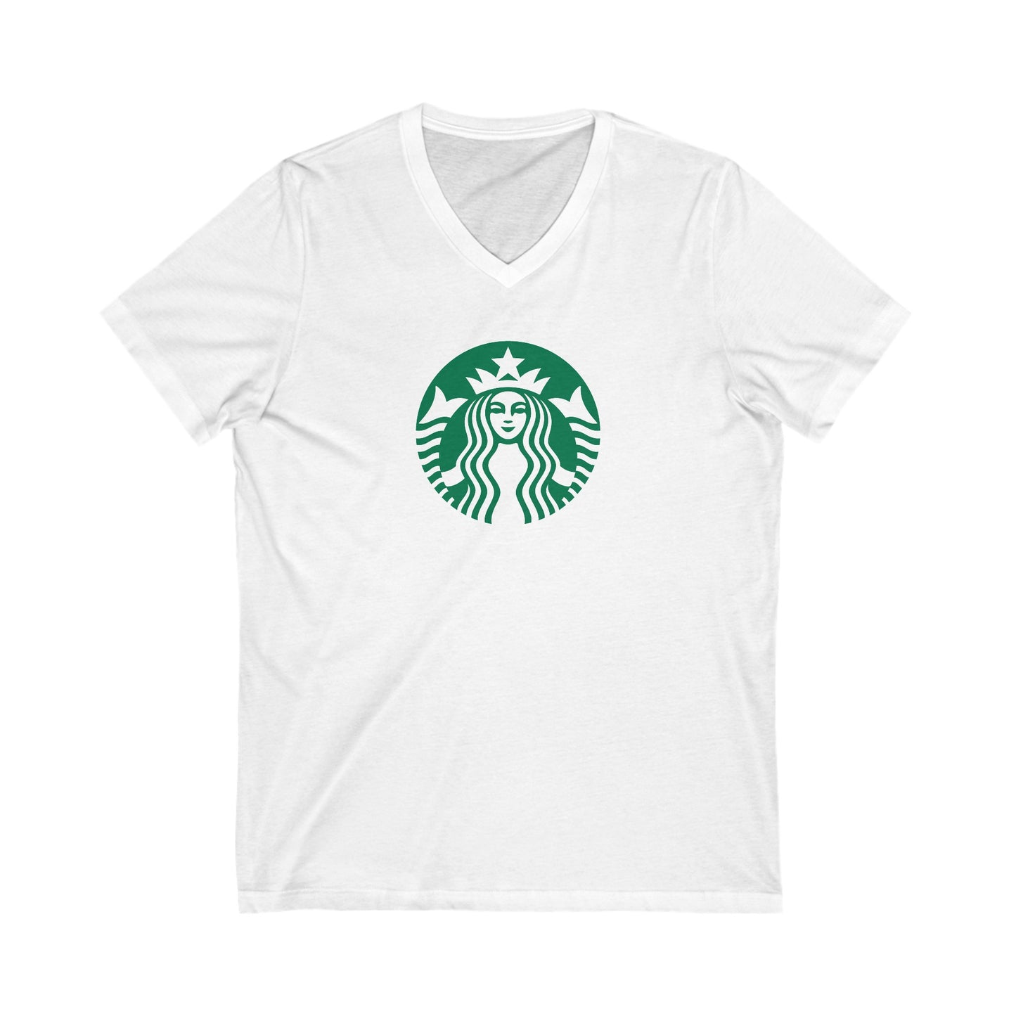 Starbucks Logo Adult V-Neck T-Shirt