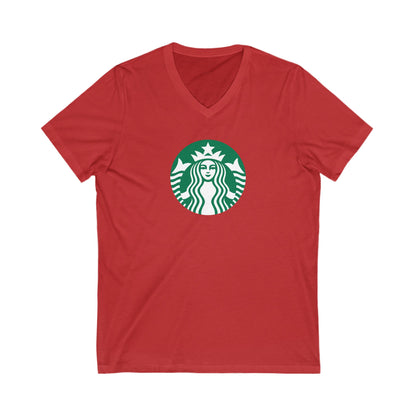 Starbucks Logo Adult V-Neck T-Shirt