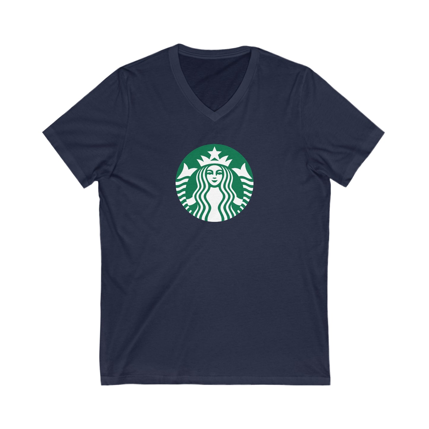 Starbucks Logo Adult V-Neck T-Shirt