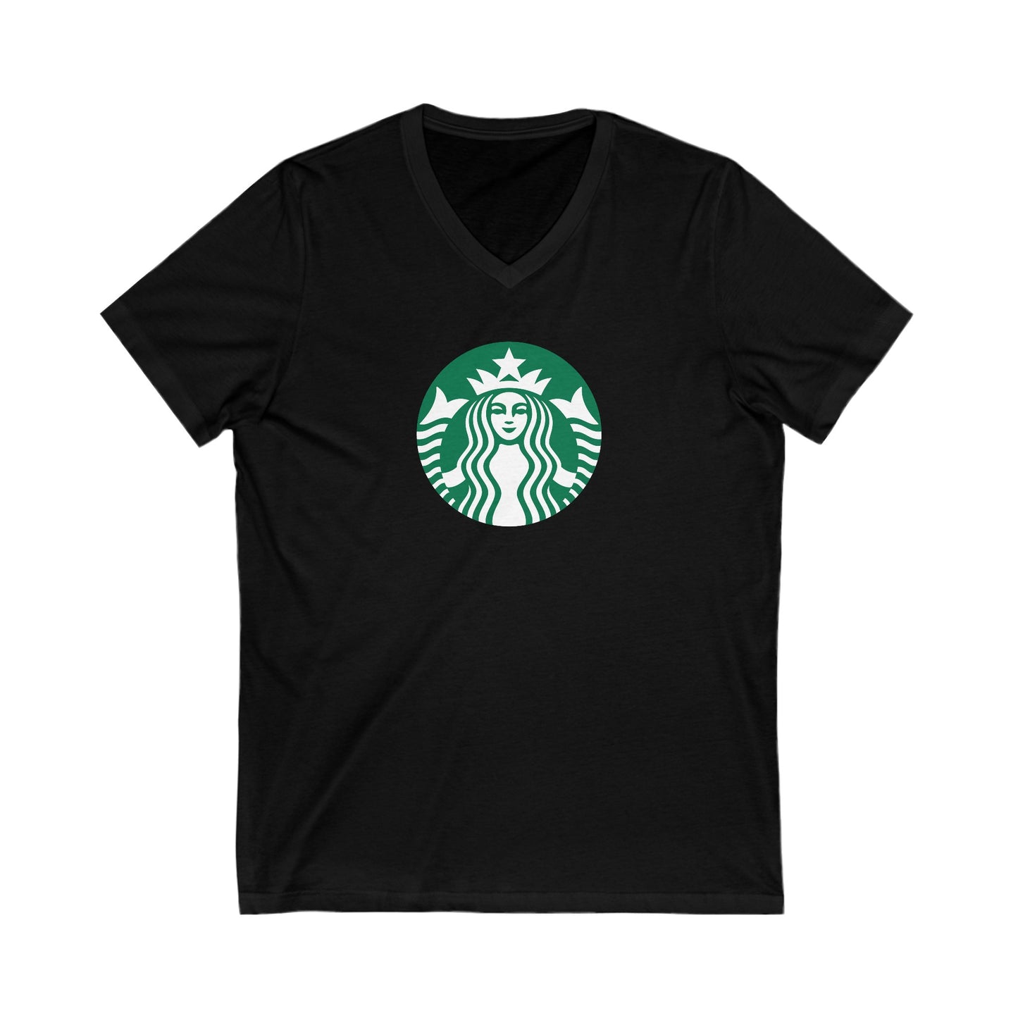 Starbucks Logo Adult V-Neck T-Shirt