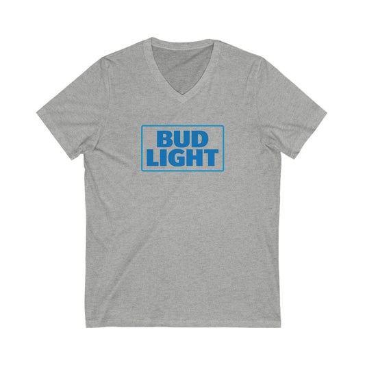 BUD LIGHT Adult V-Neck T-Shirt