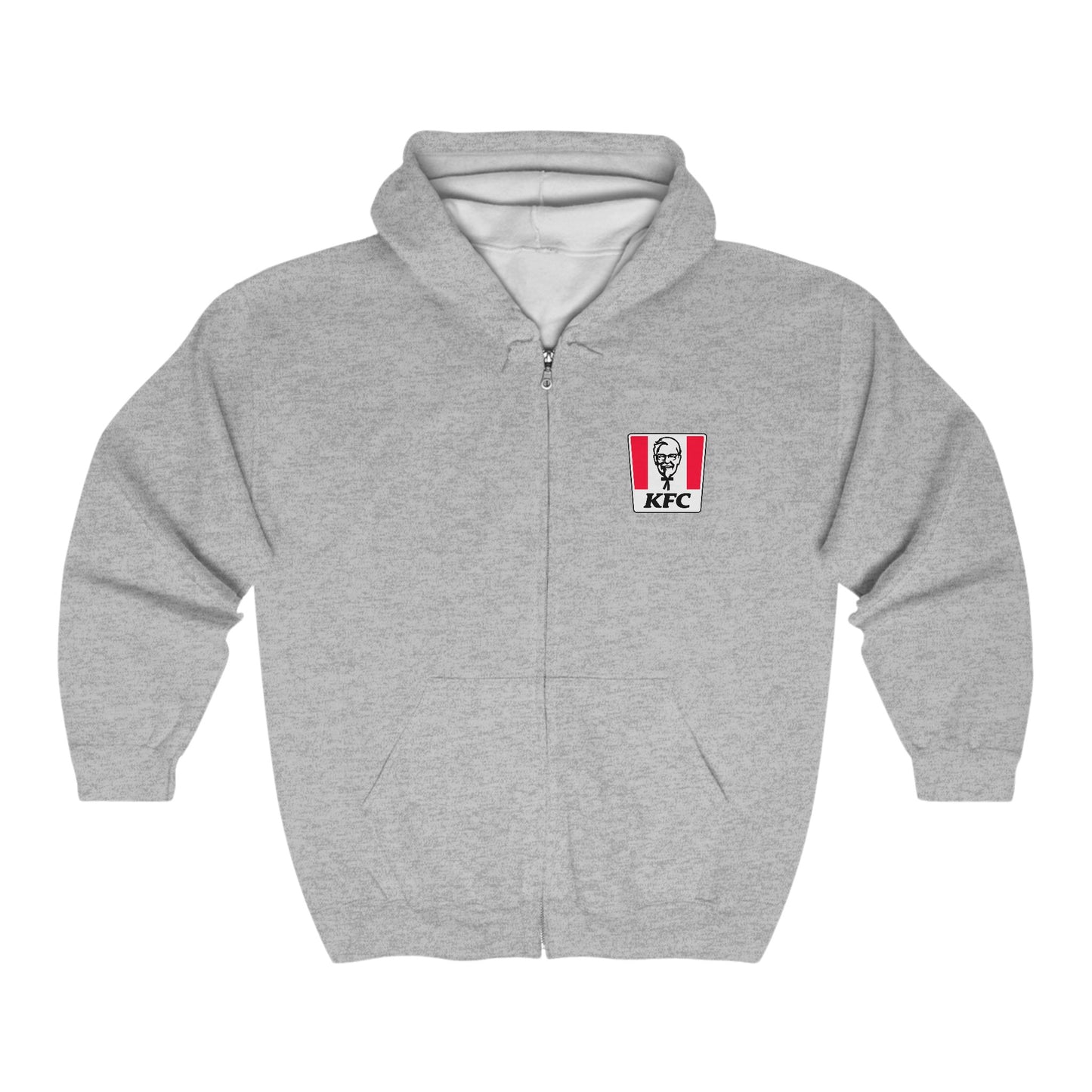 KFC Logo Adult Zip-Up Hoodie