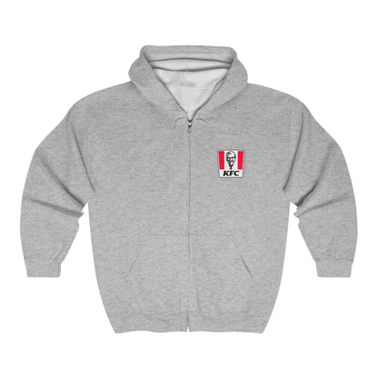 KFC Logo Adult Zip-Up Hoodie