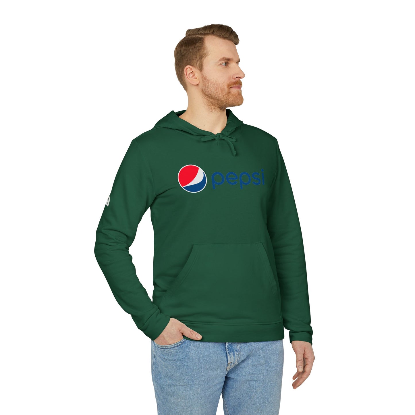 Pepsi Logo Adidas Adult Hoodie