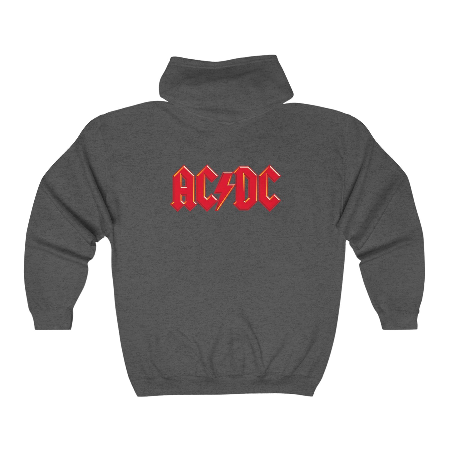 AC-DC Adult Zip-Up Hoodie