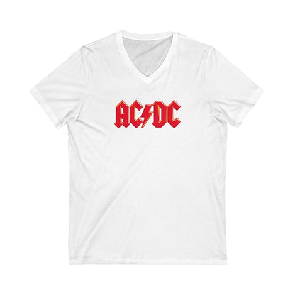 AC-DC Adult V-Neck T-Shirt