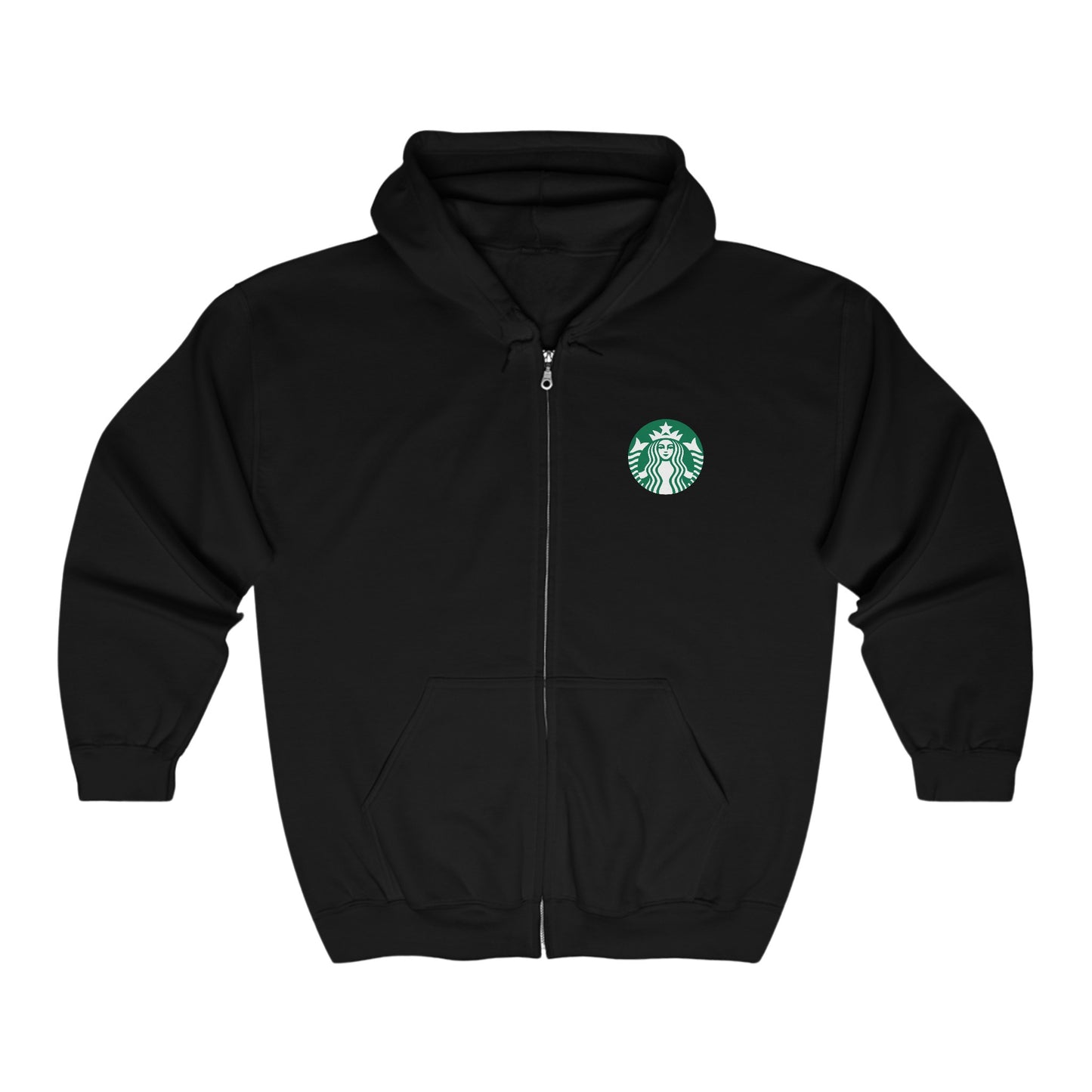 Starbucks Logo Adult Zip-Up Hoodie