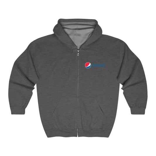 Pepsi Logo Adult Zip-Up Hoodie