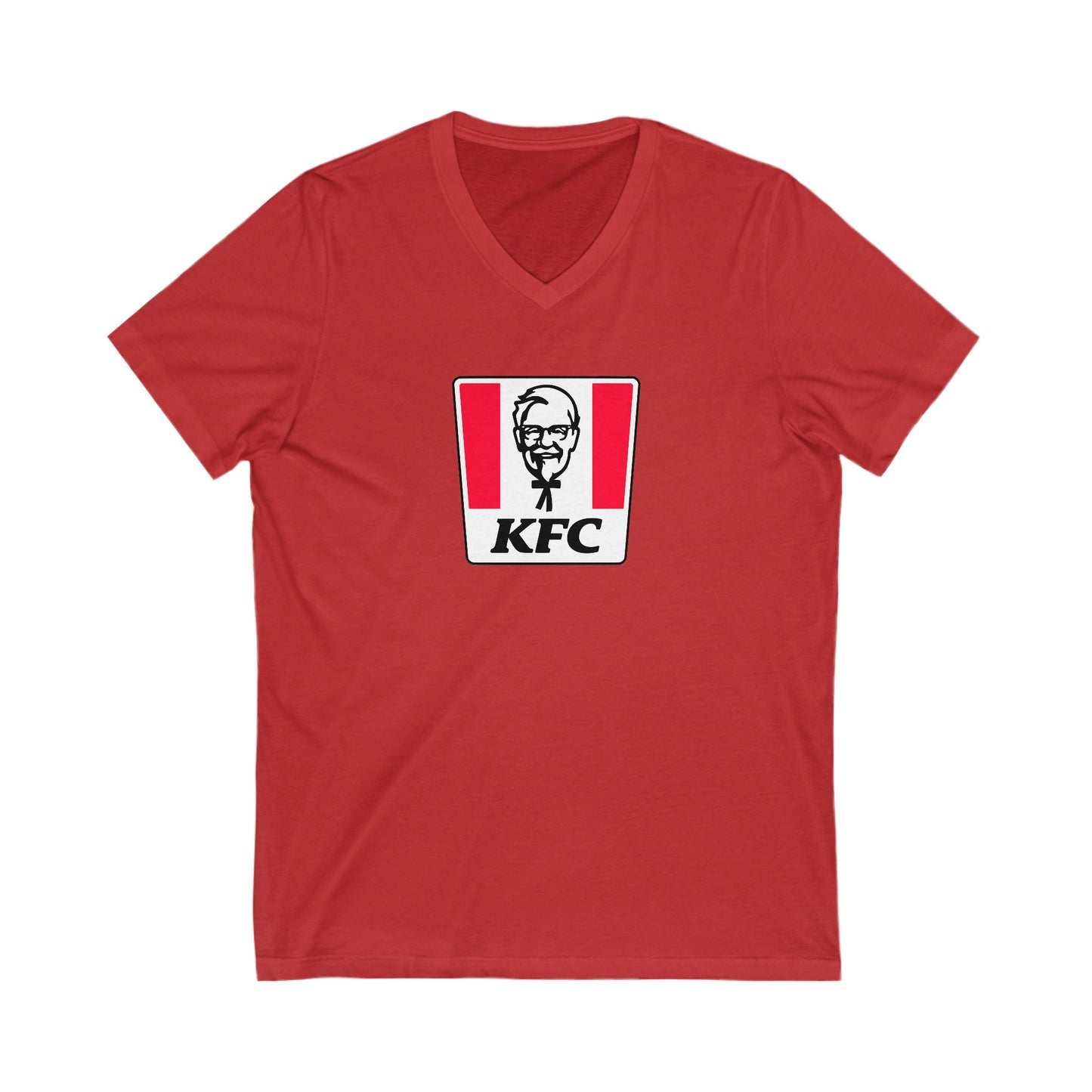 KFC Logo Adult V-Neck T-Shirt