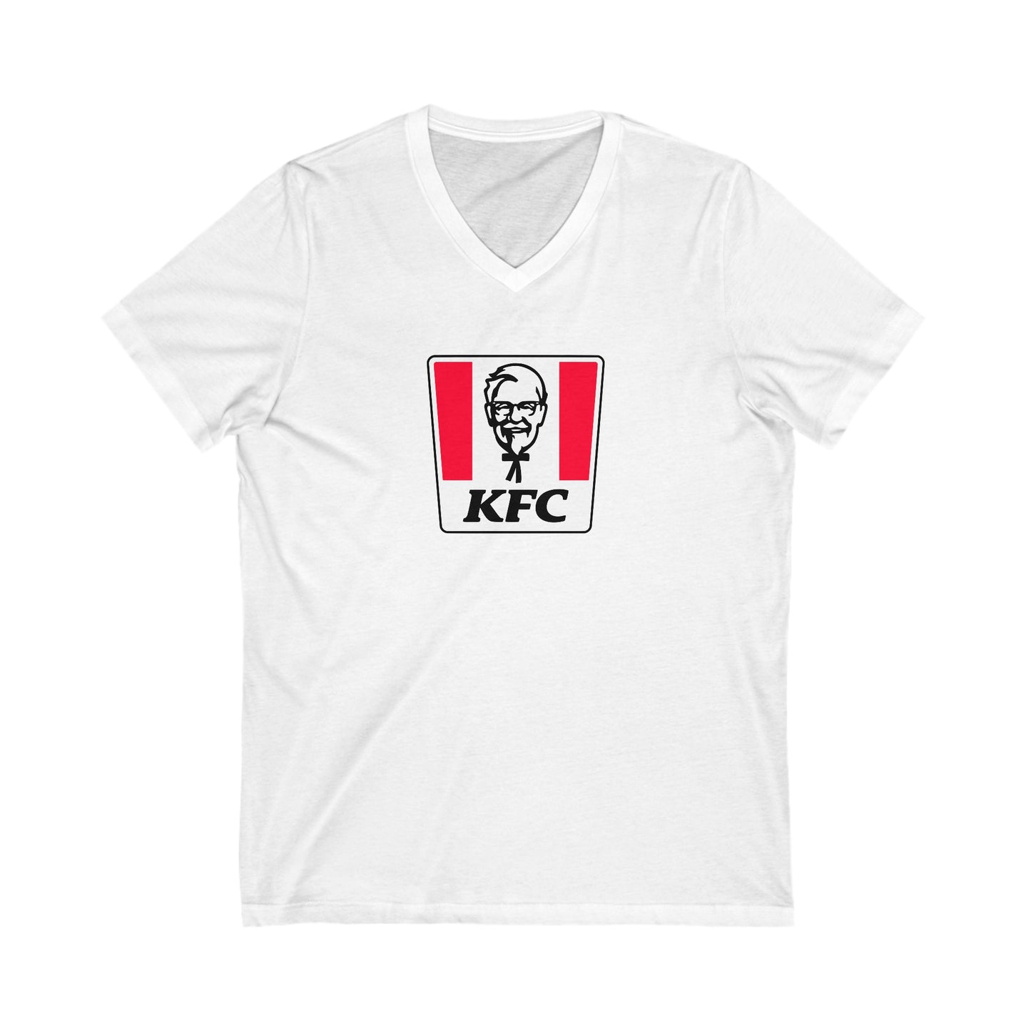 KFC Logo Adult V-Neck T-Shirt