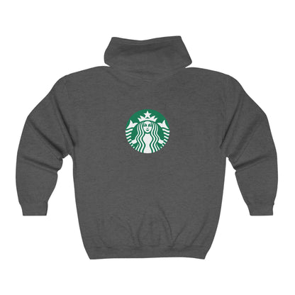 Starbucks Logo Adult Zip-Up Hoodie