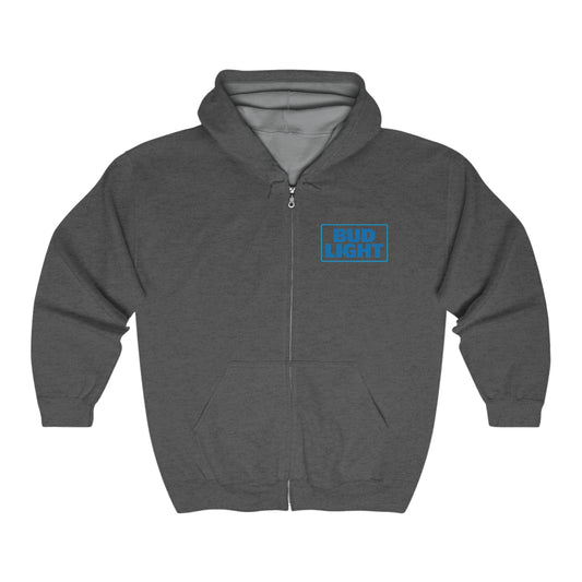 BUD LIGHT Adult Zip-Up Hoodie