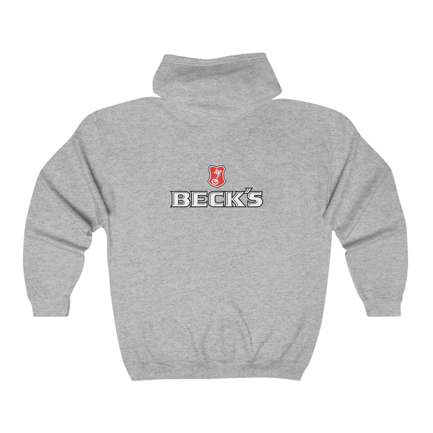 BECK'S Adult Zip-Up Hoodie