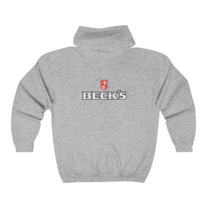 BECK'S Adult Zip-Up Hoodie