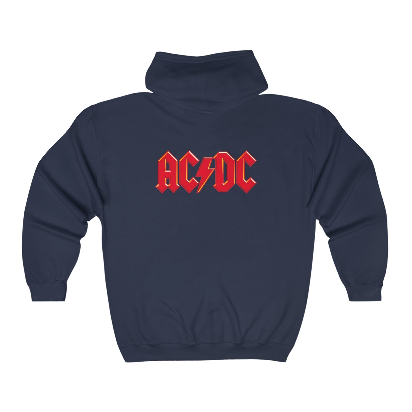 AC-DC Adult Zip-Up Hoodie