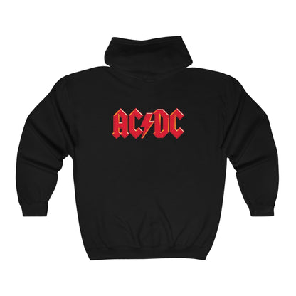 AC-DC Adult Zip-Up Hoodie