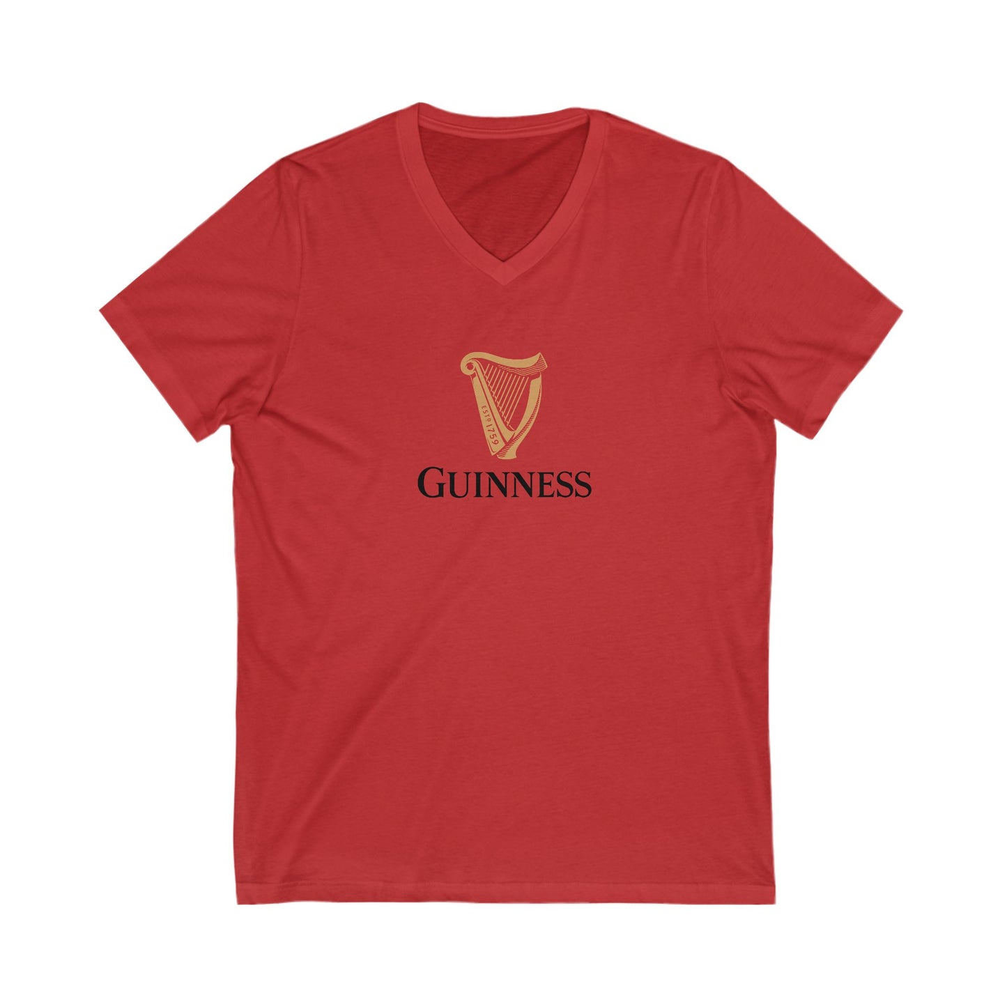 GUINNESS Adult V-Neck T-Shirt