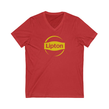 Lipton Logo Adult V-Neck T-Shirt