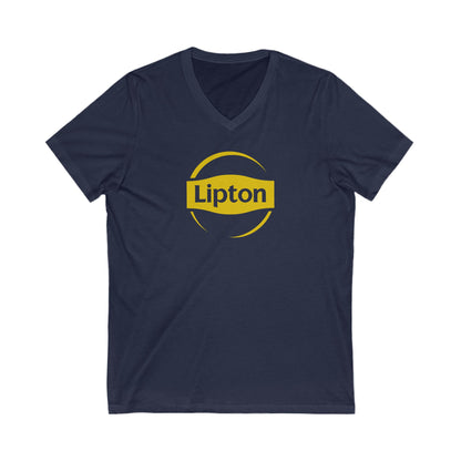 Lipton Logo Adult V-Neck T-Shirt