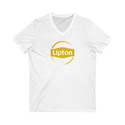 Lipton Logo Adult V-Neck T-Shirt