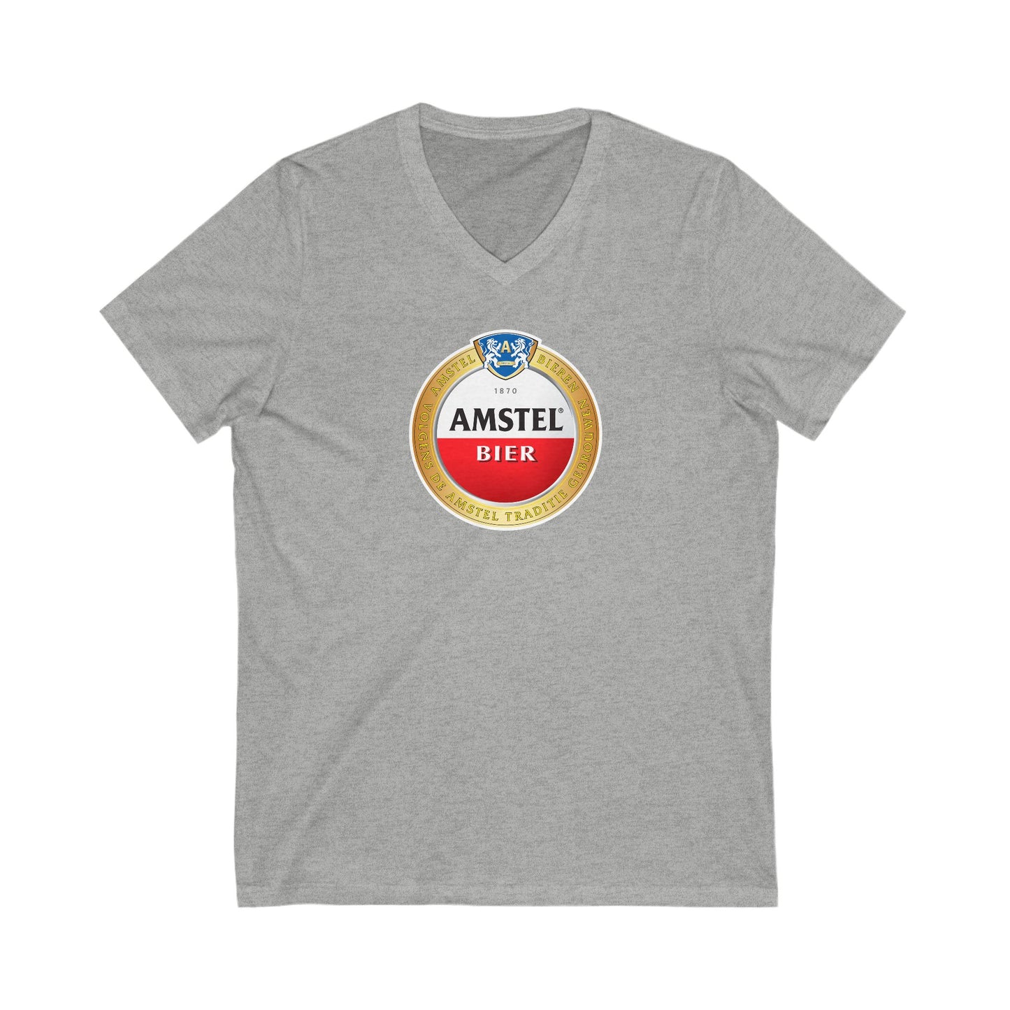 AMSTEL Adult V-Neck T-Shirt