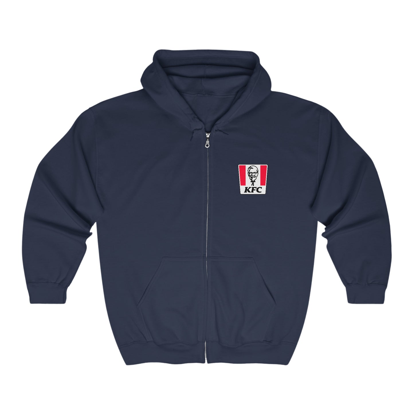 KFC Logo Adult Zip-Up Hoodie