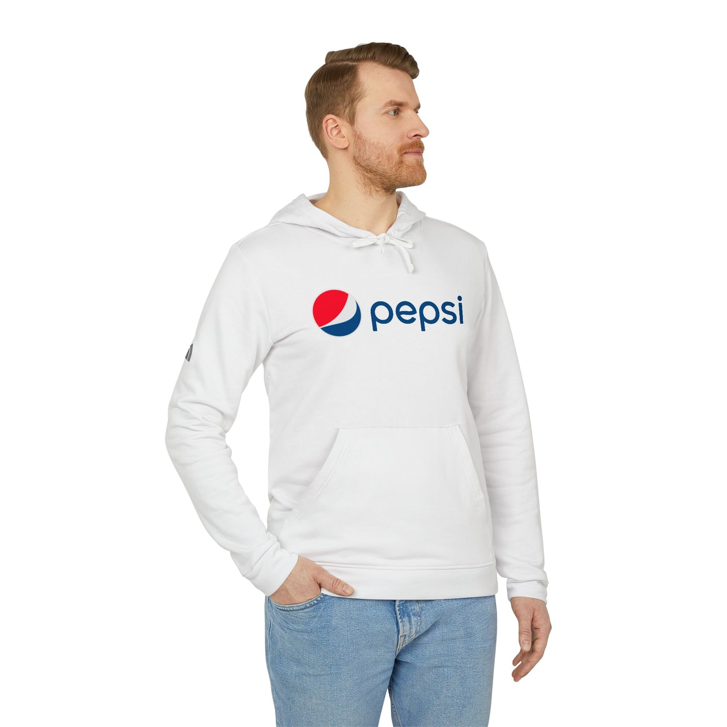 Pepsi Logo Adidas Adult Hoodie