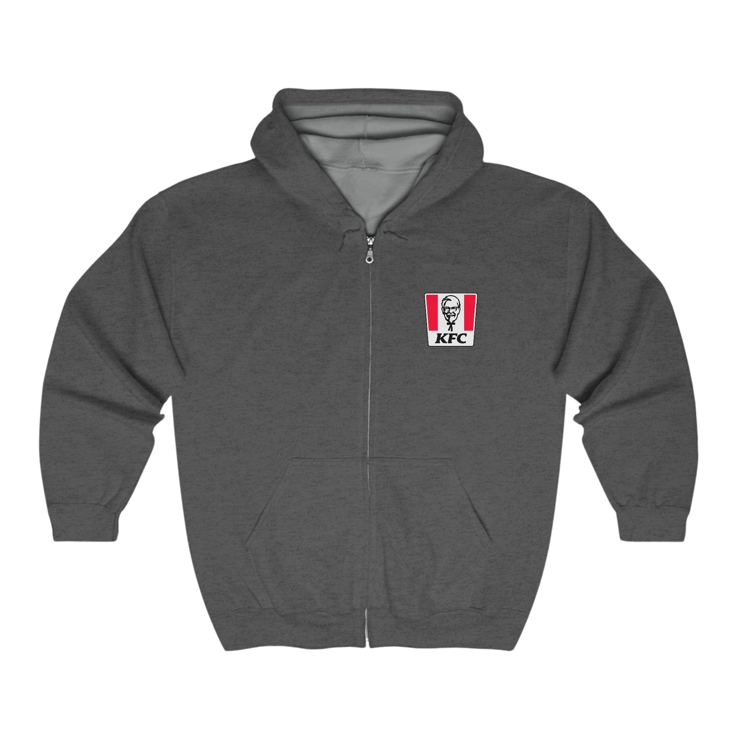 KFC Logo Adult Zip-Up Hoodie